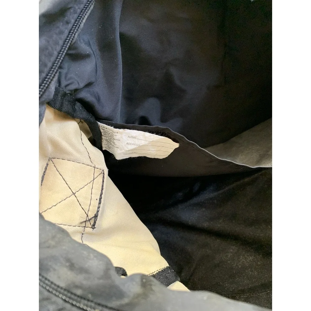 L.L. Bean inside worn